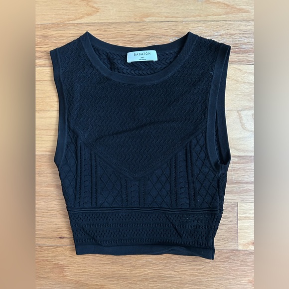 XXS BABATON cropped knitted top - Picture 1 of 2